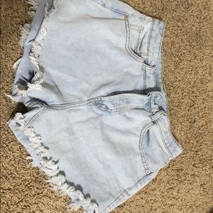 High waisted shorts
